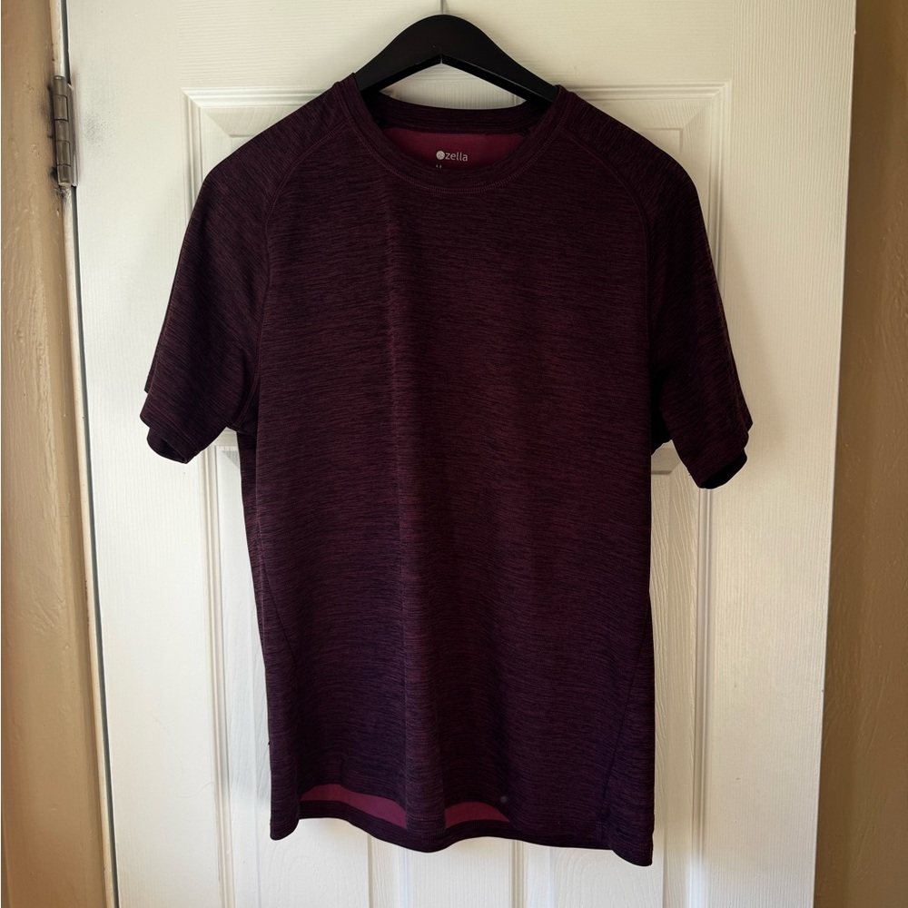 Zella Men's Burgundy Short Sleeve Tee